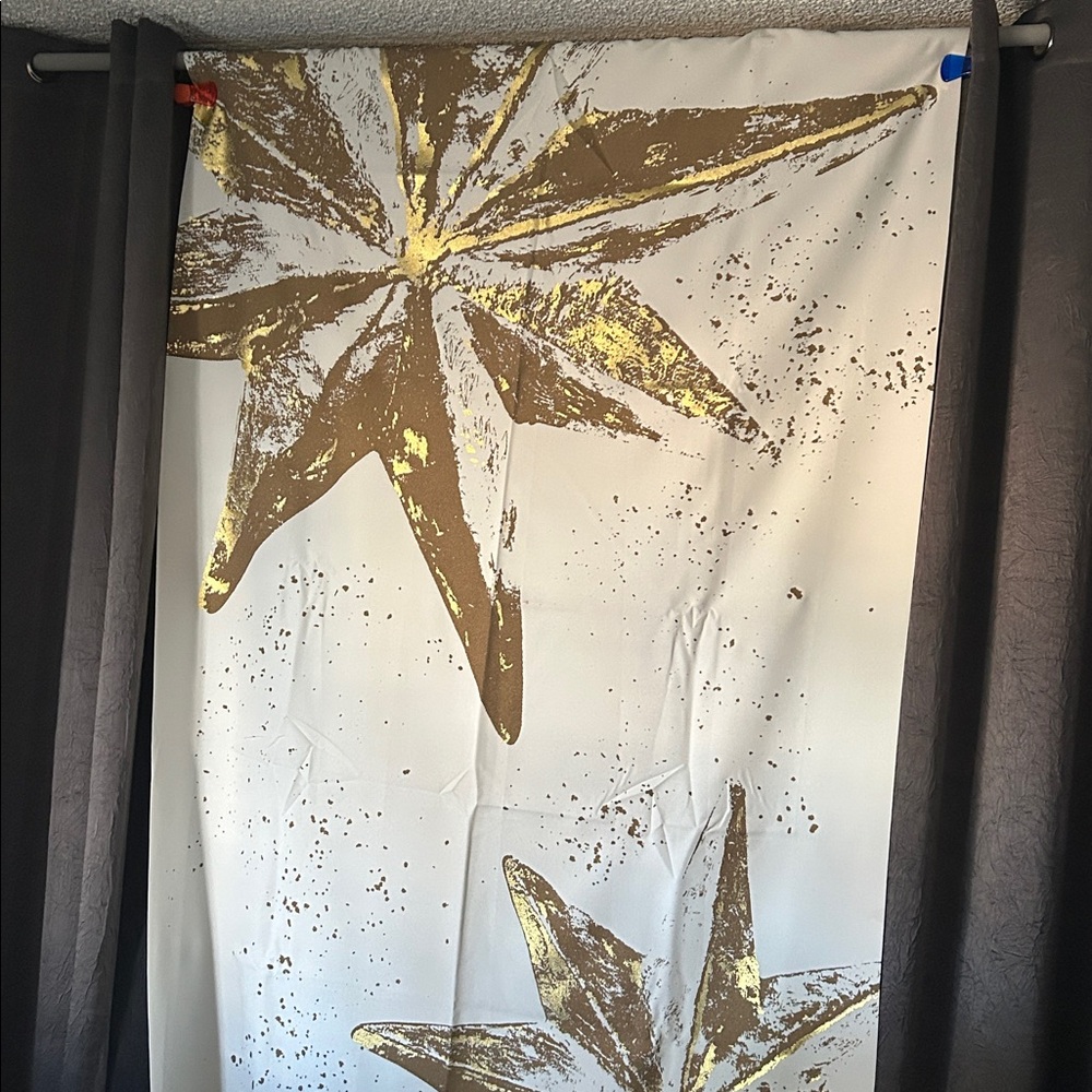Decorative Gold Starburst Wall Tapestry - Home Accents